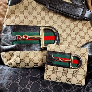 Gucci handbag and wallet